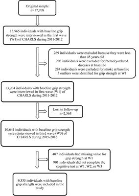 A Prospective Study on the Association Between Grip Strength and Cognitive Function Among Middle-Aged and Elderly Chinese Participants